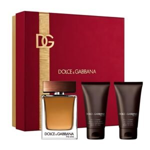 DOLCE GABBANA THE ONE POUR HOMME EAU DE TOILETTE 100ML VAPORIZADOR + BALSAMO AFTER SHAVE 50ML + GEL DE BAÑO 50ML